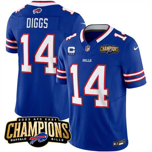 Men & Women & Youth Buffalo Bills #14 Stefon Diggs Blue 2023 F.U.S.E. AFC East Champions With 3-star C Ptach Stitched Jersey->buffalo bills->NFL Jersey